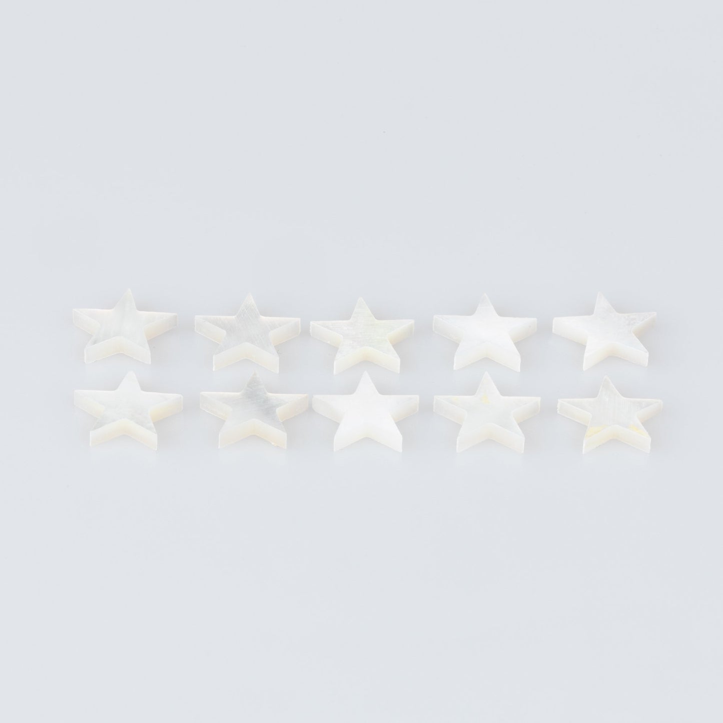 Mother of Pearl -Star Inlays (Set of 10)
