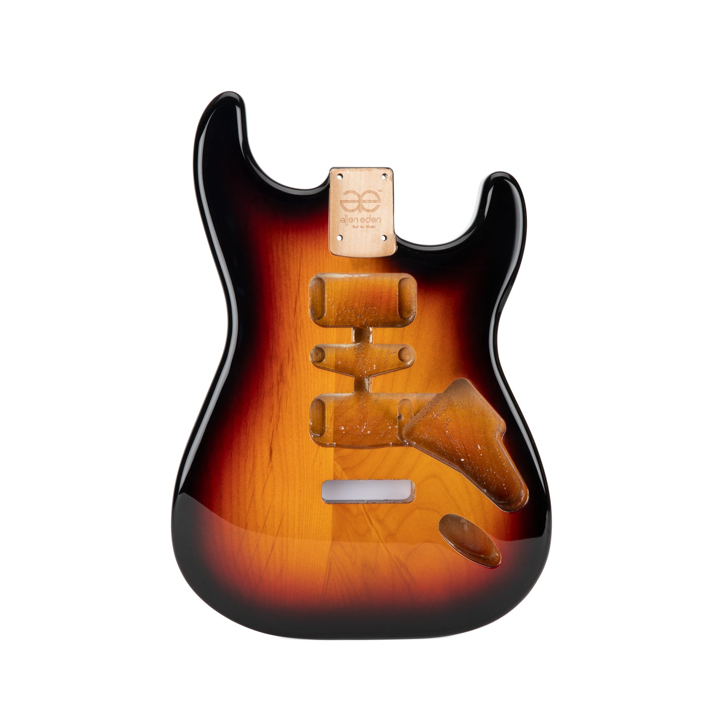 AE Guitars® S-Style Alder Nitro on Nitro Replacement Guitar Body Sunburst