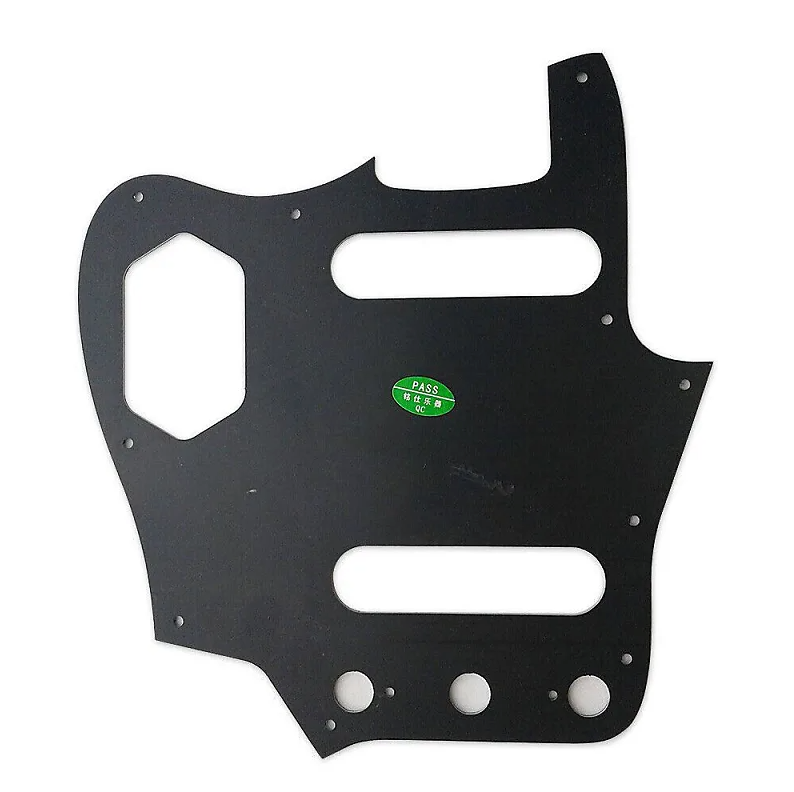 American Vintage Series Jaguar Pickguard Black 10-Screw