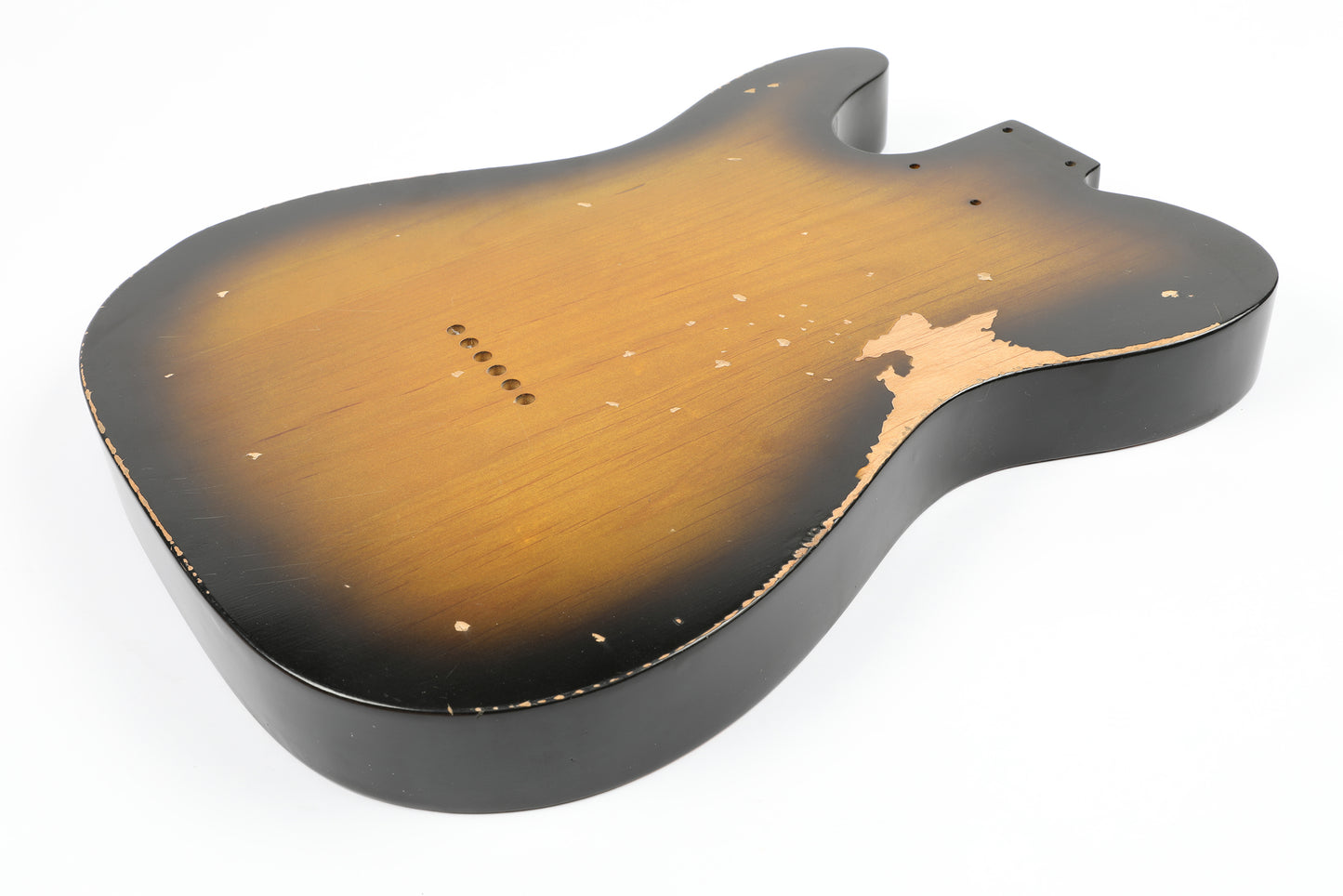 AE Guitars® T-Style Alder Replacement Guitar Body Relic Nitro Top Sunburst