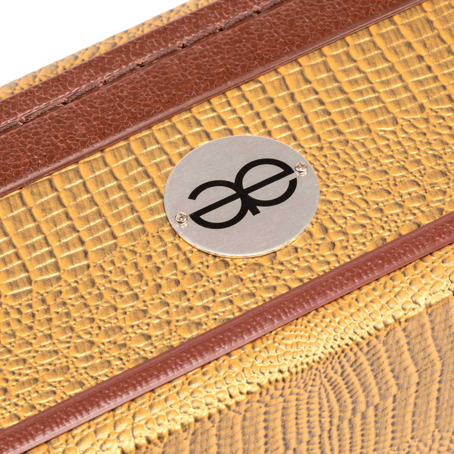 Allen Eden Alligator Leather Case w/ Leopard Interior for ES-335 Styles