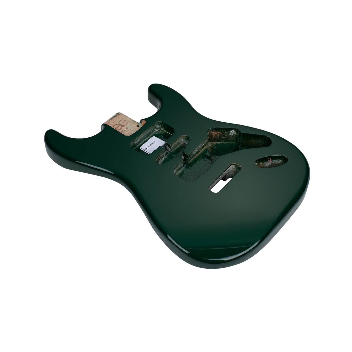 AE Guitars® S-Style Alder Replacement Guitar Body British Race Green