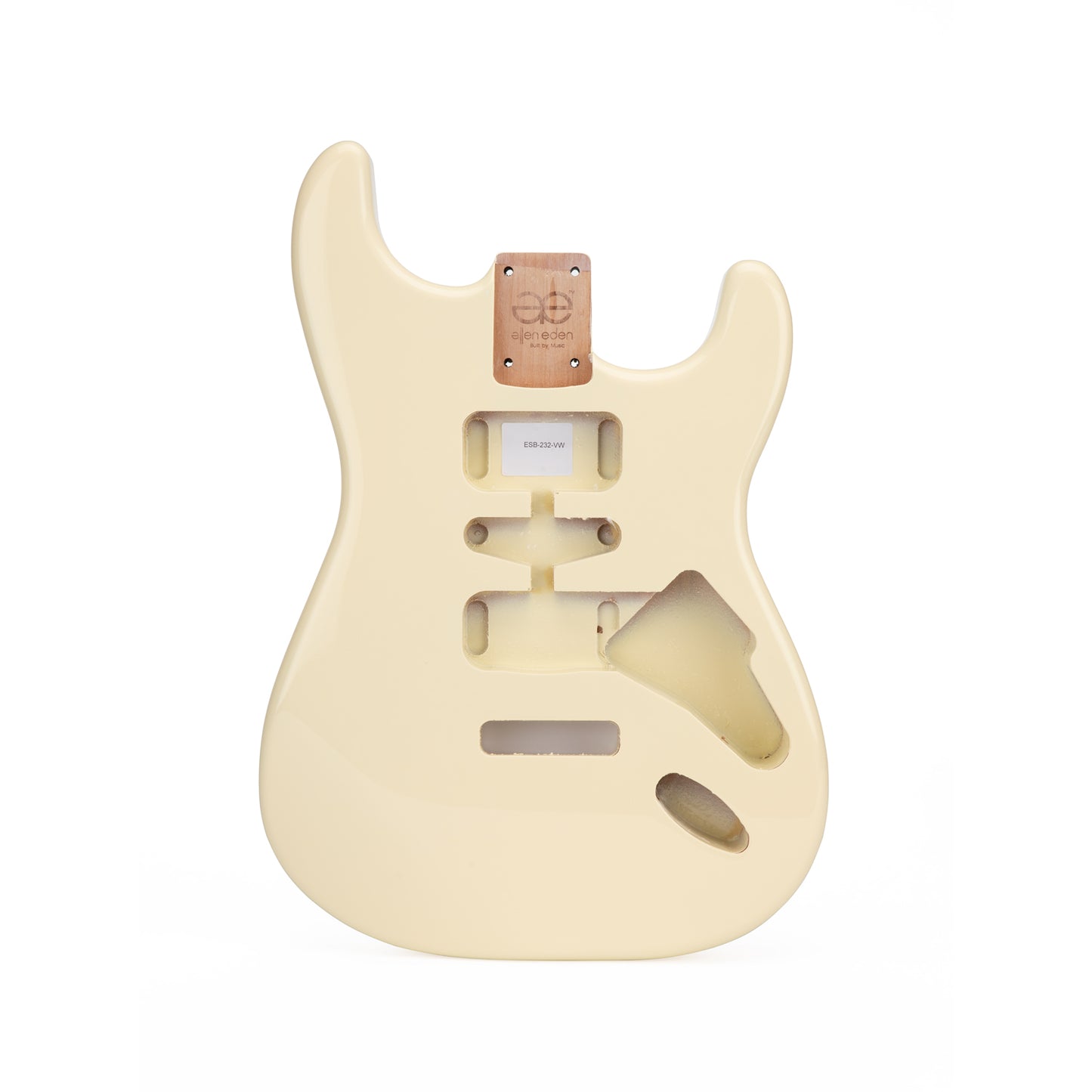 AE Guitars® S-Style Alder Replacement Guitar Body Vintage White