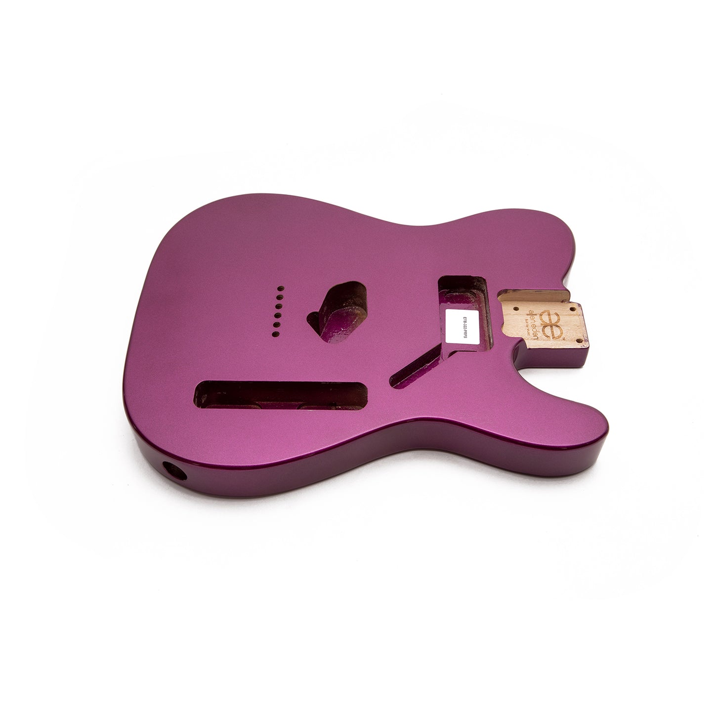 AE Guitars® T-Style Paulownia Replacement Guitar Body Purple Sparkle