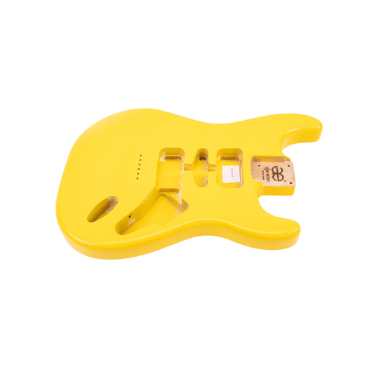 AE Guitars® S-Style Alder Replacement Guitar Body Graffiti Yellow