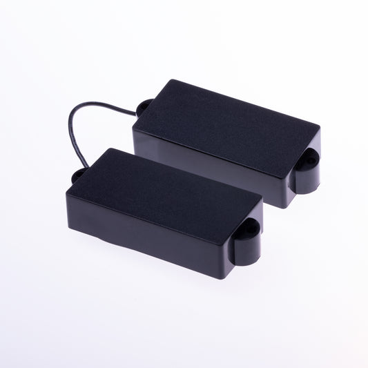 Mings Closed Cover 4 String P Bass Pickup Set Black #PBC