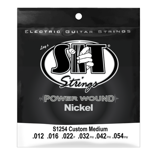 SIT Medium-Heavy Power wound Nickel Electric Guitar Strings S1254