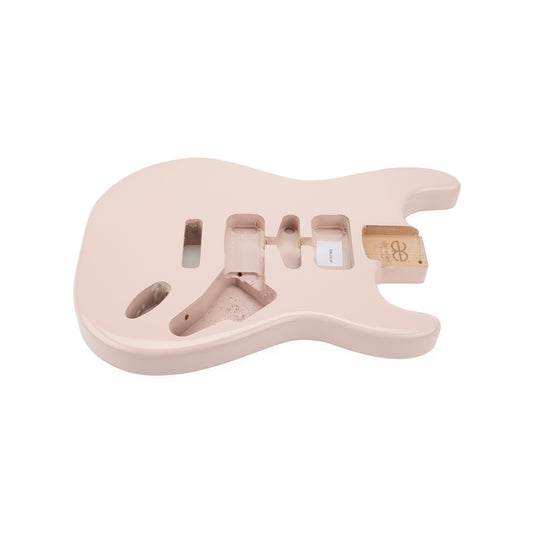 AE Guitars® S-Style Alder Replacement Guitar Body Shell Pink