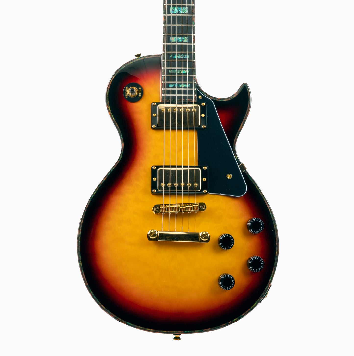 Allen Eden Southbound V2 3-Tone Sunburst with Abalone Binding and Inlays