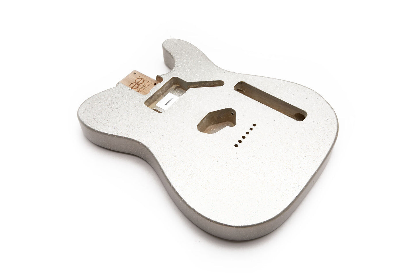 AE Guitars® T-Style Paulownia Replacement Guitar Body Silver Variant