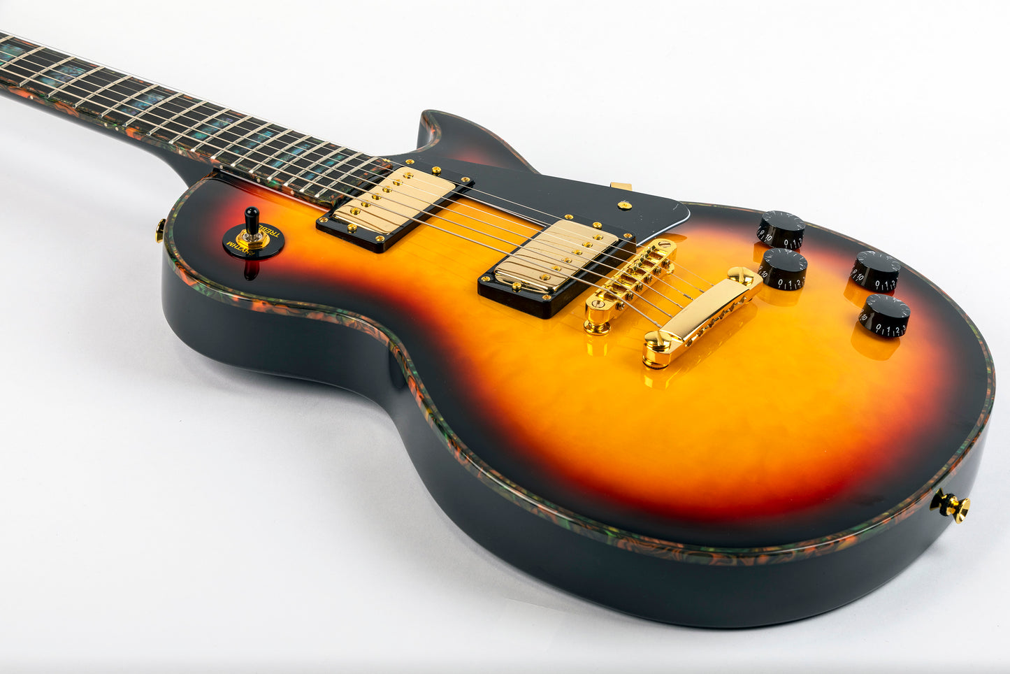 Allen Eden Southbound V2 3-Tone Sunburst with Abalone Binding and Inlays
